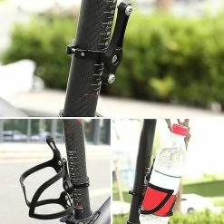 Unbranded Alliage D’aluminium VTT Road Bike Bottle Holder Adaptateur Bouteille D’eau Pince -Vélo fixie Soldes 512768169 max