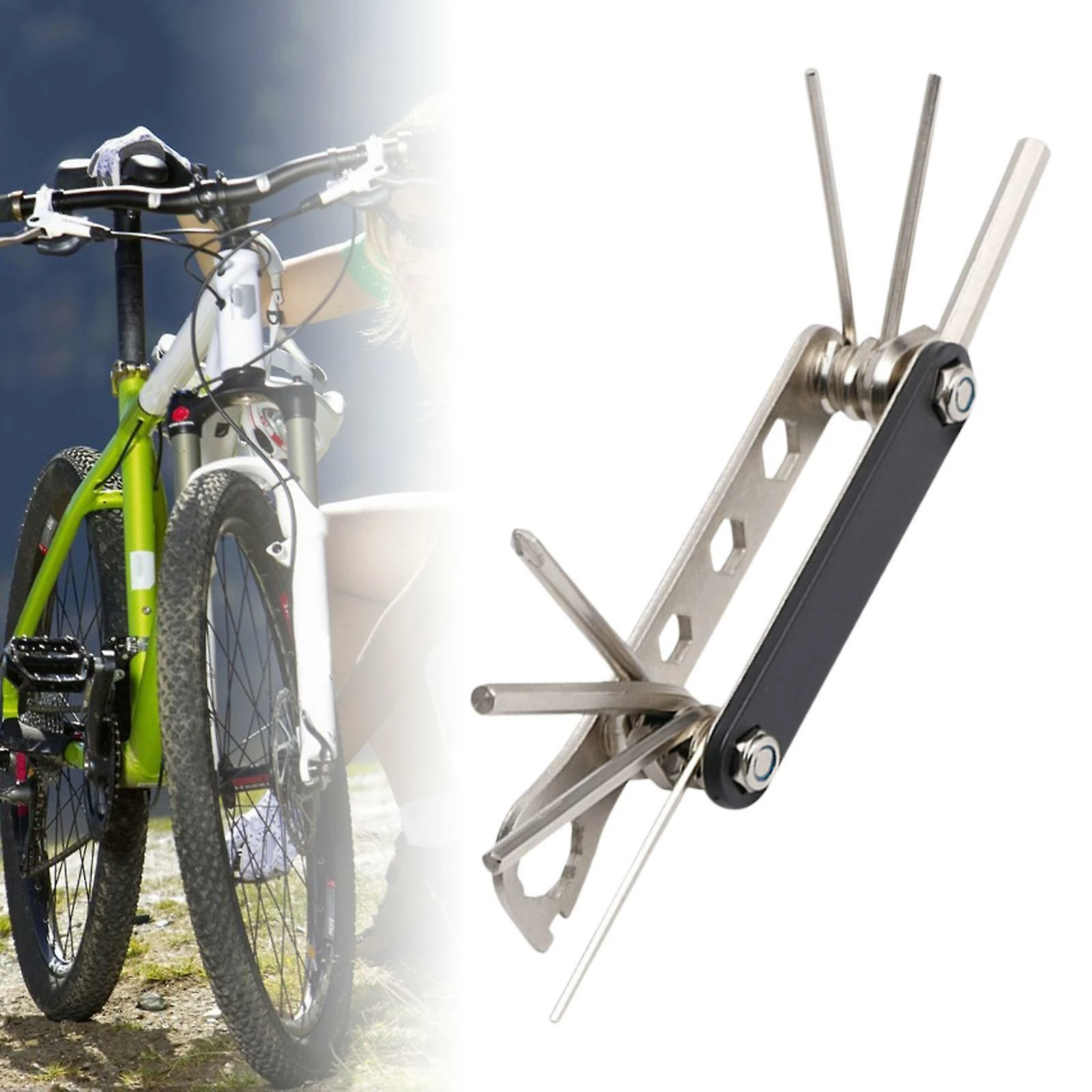 Unbranded Handy 12 En 1 Bike Repair Set Hex Wrench Kit Gadget Pour Mens Cycling Mountain Bike 2 Unbranded Handy 12 En 1 Bike Repair Set Hex Wrench Kit Gadget Pour Mens Cycling Mountain Bike – Image 2