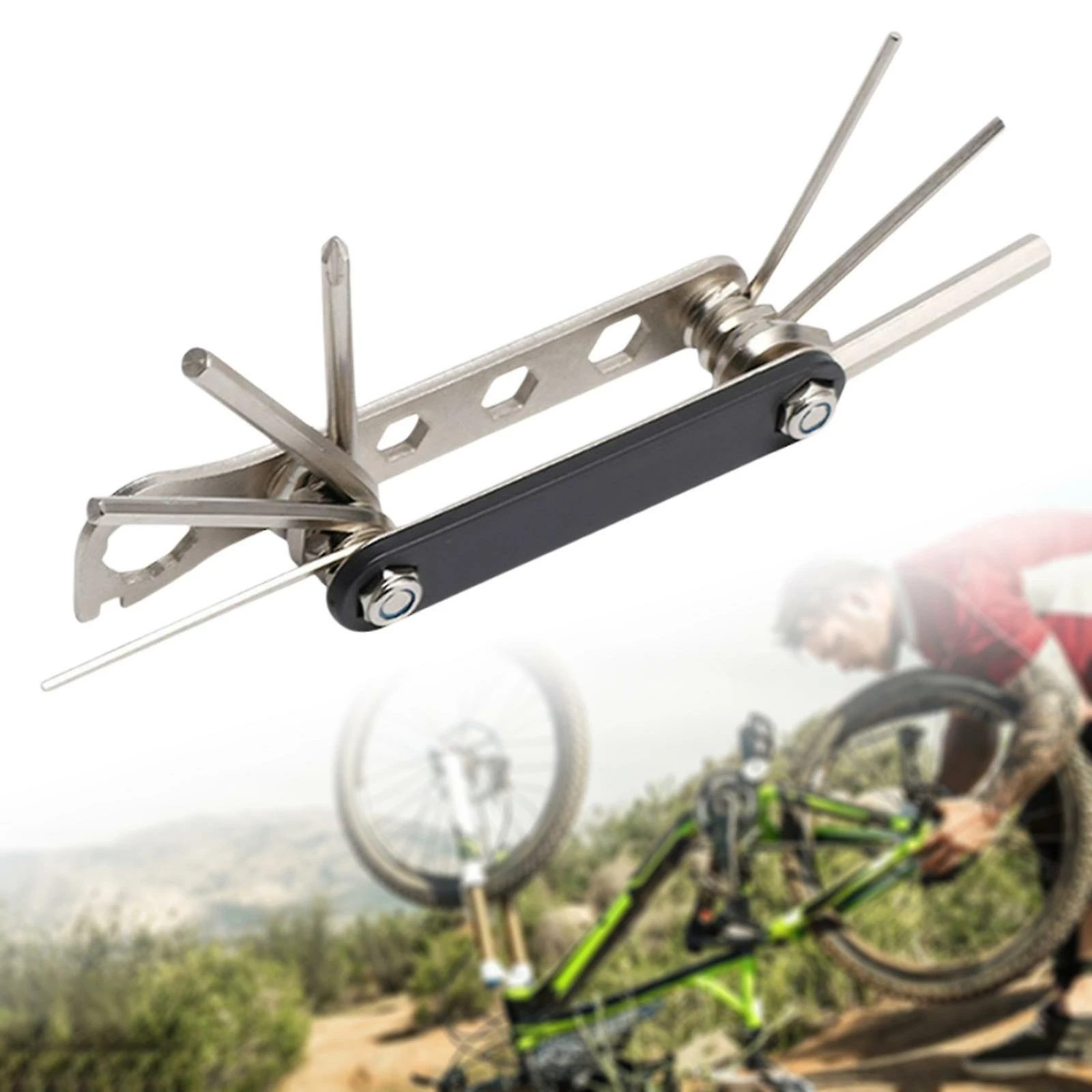 Unbranded Handy 12 En 1 Bike Repair Set Hex Wrench Kit Gadget Pour Mens Cycling Mountain Bike 3 Unbranded Handy 12 En 1 Bike Repair Set Hex Wrench Kit Gadget Pour Mens Cycling Mountain Bike – Image 3