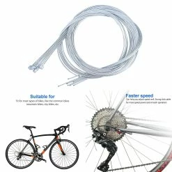 Unbranded 10pcs Bike Shift Cable, Bike Shift Cables, Premium Bike Shifter Cables, Bicycle Shift Wire Kit Pour Vélo De Montagne, De Route Et De Ville -Vélo fixie Soldes 536697842 max