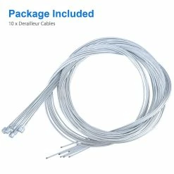 Unbranded 10pcs Bike Shift Cable, Bike Shift Cables, Premium Bike Shifter Cables, Bicycle Shift Wire Kit Pour Vélo De Montagne, De Route Et De Ville -Vélo fixie Soldes 536697854 max