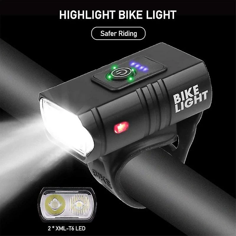 Unbranded Bike Light Usb Rechargeable Bicycle Headlight 2000 Lumen Bike Front Light Ipx5 Waterproof Cycling Light 6 Light Modes 3 Unbranded Bike Light Usb Rechargeable Bicycle Headlight 2000 Lumen Bike Front Light Ipx5 Waterproof Cycling Light 6 Light Modes – Image 3