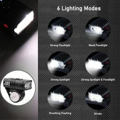 Unbranded Bike Light Usb Rechargeable Bicycle Headlight 2000 Lumen Bike Front Light Ipx5 Waterproof Cycling Light 6 Light Modes 9 Unbranded Bike Light Usb Rechargeable Bicycle Headlight 2000 Lumen Bike Front Light Ipx5 Waterproof Cycling Light 6 Light Modes -Vélo fixie Soldes 539529968 max