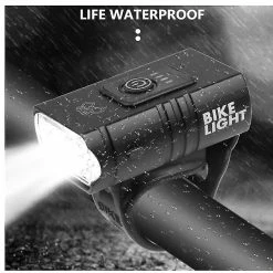 Unbranded Bike Light Usb Rechargeable Bicycle Headlight 2000 Lumen Bike Front Light Ipx5 Waterproof Cycling Light 6 Light Modes -Vélo fixie Soldes 539530618 max