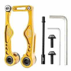 Unbranded Muqzi Folding Bike Brake Set V Frein Pour Pliant Bmx Bras Court Or