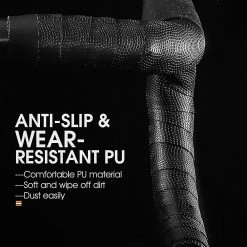 Unbranded Guidon De Vélo Ruban Road Bike Bar Tape Pu Bike Guidon Tape Cyclisme Amortissement Anti-vibration Wr -Vélo fixie Soldes 550493486 max