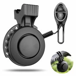 SANNE 1 Pcs Electric Bike Horn 120 Db Cycling Bicycle Scooter Horn 4 Sound Modes Avec Batterie Rechargeable Accessoires De Vélo étanches Pour Enfants Garçon
