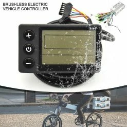 Unbranded E-bike électrique Brushless Motor Controller Scooter Lcd Display Panel 24v / 36v / 48v -Vélo fixie Soldes 553943955 max