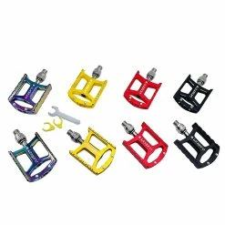 Unbranded Road Folding Bike Pedal Alliage D’aluminium Ultralight Hollow Cycling Pedal Pour Bike Pedals C -Vélo fixie Soldes 554466131 max