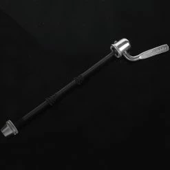Unbranded 1 Pc Silver Bike Quick Release Skewer Part Pour Trainer Bicycle Road Mountain Cycling Bike Rear Whee