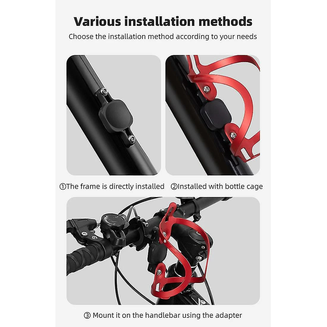 Unbranded E-bicycle Moto Guidon Guidon Support Support Pour Bike Bottle Cage Mount Anti-perdu Emplacement ,b 5 Unbranded E-bicycle Moto Guidon Guidon Support Support Pour Bike Bottle Cage Mount Anti-perdu Emplacement ,b – Image 5