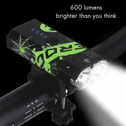 Unbranded Bicycle Light Front 3000mah USB Charge Smart Light Sensing Road Bike Headlights Cycling Accessor -Vélo fixie Soldes 554492103 max