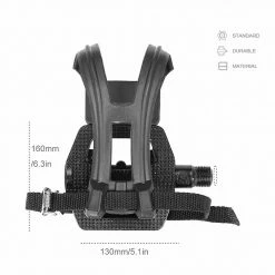 Unbranded 1paire Avec Pinces à Orteils Sangles Spin Bike Pedals Easy Install Durable Repair Gym -Vélo fixie Soldes 555763772 max