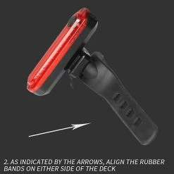 Unbranded 4pack Super Bright Bike Tail Light Rechargeable USB, Mettre En évidence L’accès Aux Feux Arrière De Vélo étanches -Vélo fixie Soldes 555832674 max