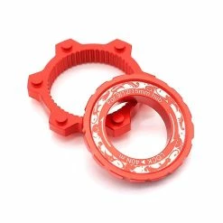 Unbranded Bike Hub Center Lock To 6 Hole Adapter Mountain Bicycle Hubs Middle Lock Conversion 6 Bolt Rotor Di