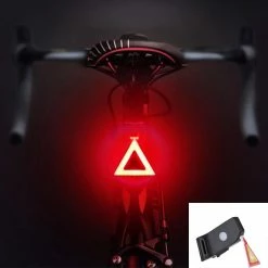 Boom Super Bright Led Bike Light, Head Tail Light, Feu Arrière Pour Vélo De Route, VTT, Cyclisme - Triangle Osseux -Vélo fixie Soldes 556372825 max