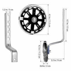 Rtopr Stabilisateur Roues Universal Child Bike Wheels Auxiliaire Bicycle Stab Training -Vélo fixie Soldes 558951349 max