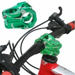 Unbranded Ganopper Bike Stem Short Handlebar Stem 0 Degré 31.8mm, Vert -Vélo fixie Soldes 561815800 max