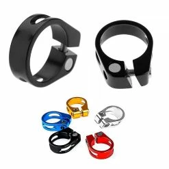 Unbranded 31.8mm Bike Seat Post Clamp Alliage D’aluminium Seat Tube Clip Bicycle Quick Release Seatpost -Vélo fixie Soldes 564731903 max