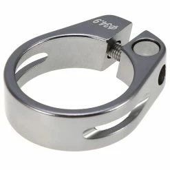 Gegong 34.9mm Alliage D’aluminium Bicycle Seat Post Clamp Mountain Bike Seatpost Accessoire (titane)