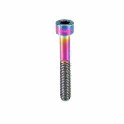 Gegong 1pc Titanium Bike Headset Stem M6 Thread Bolt Accessoire De Vélo (coloré M6-40) -Vélo fixie Soldes 571649063 max
