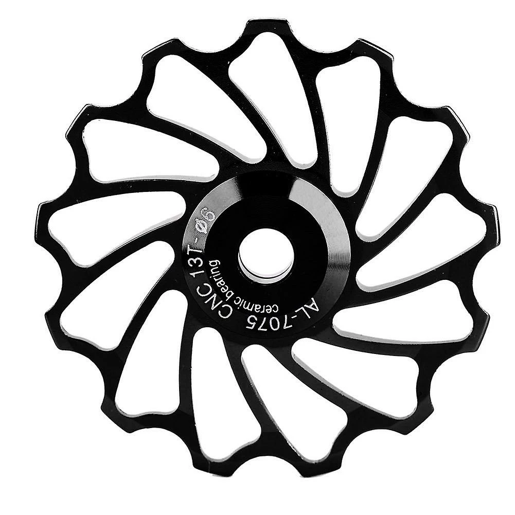 Gegong 1 Paire Meijun Ceramic Bearing Rear Pulley Jockey Wheel Bike Guide Roller (13t, Noir) 2 Gegong 1 Paire Meijun Ceramic Bearing Rear Pulley Jockey Wheel Bike Guide Roller (13t, Noir) – Image 2