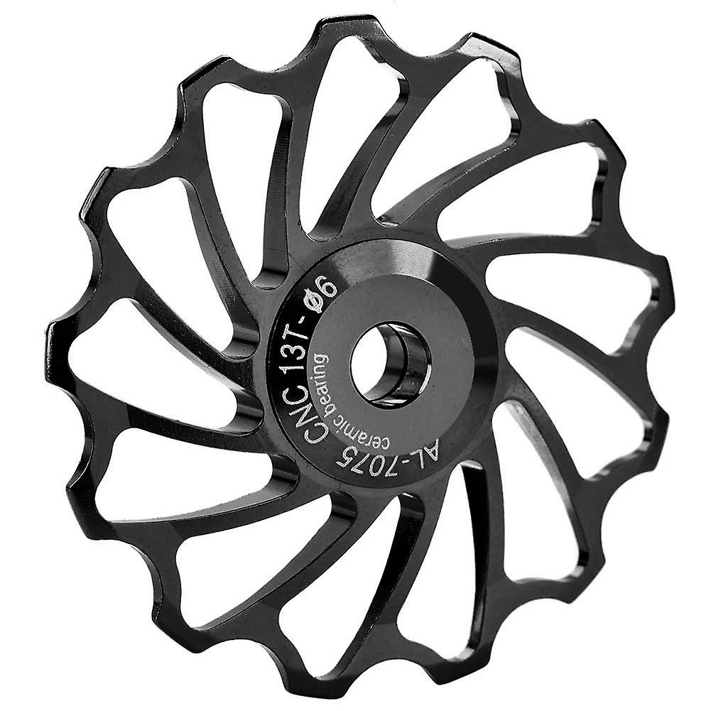 Gegong 1 Paire Meijun Ceramic Bearing Rear Pulley Jockey Wheel Bike Guide Roller (13t, Noir) 4 Gegong 1 Paire Meijun Ceramic Bearing Rear Pulley Jockey Wheel Bike Guide Roller (13t, Noir) – Image 4