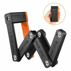 Jessup Compact Folding Bike Lock Anti Theft Security Pour Vélos / Scooters électriques