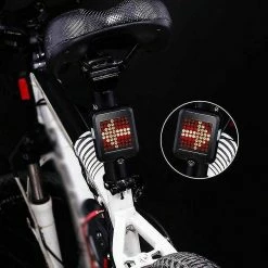 Unbranded Bike Turn Signals Light Usb Rechargeable Rear Light Imperméable à L’eau Bicycle Tail Light Pour Mountain Road -Vélo fixie Soldes 579172096 max