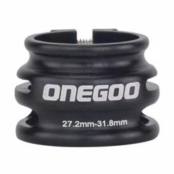 Unbranded Double Couche Réglable Bicycle Seatpost Clamp Aluminium Alloy Road Bike Seatpost Tube Clip, Noir 2