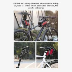 Unbranded Sac De Vélo Sac De Queue Tube Sac De Grande Capacité Road Mountain Bike Riding Back Bag Wilderness Red -Vélo fixie Soldes 579209989 max