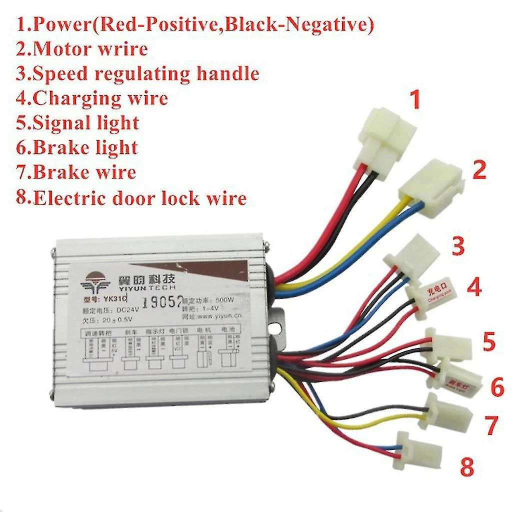 Boom 24v, 36v, 48v Vélo électrique E-bike Brosse Scooter Contrôleur De Vitesse Du Moteur 48v 3 Boom 24v, 36v, 48v Vélo électrique E-bike Brosse Scooter Contrôleur De Vitesse Du Moteur 48v – Image 3