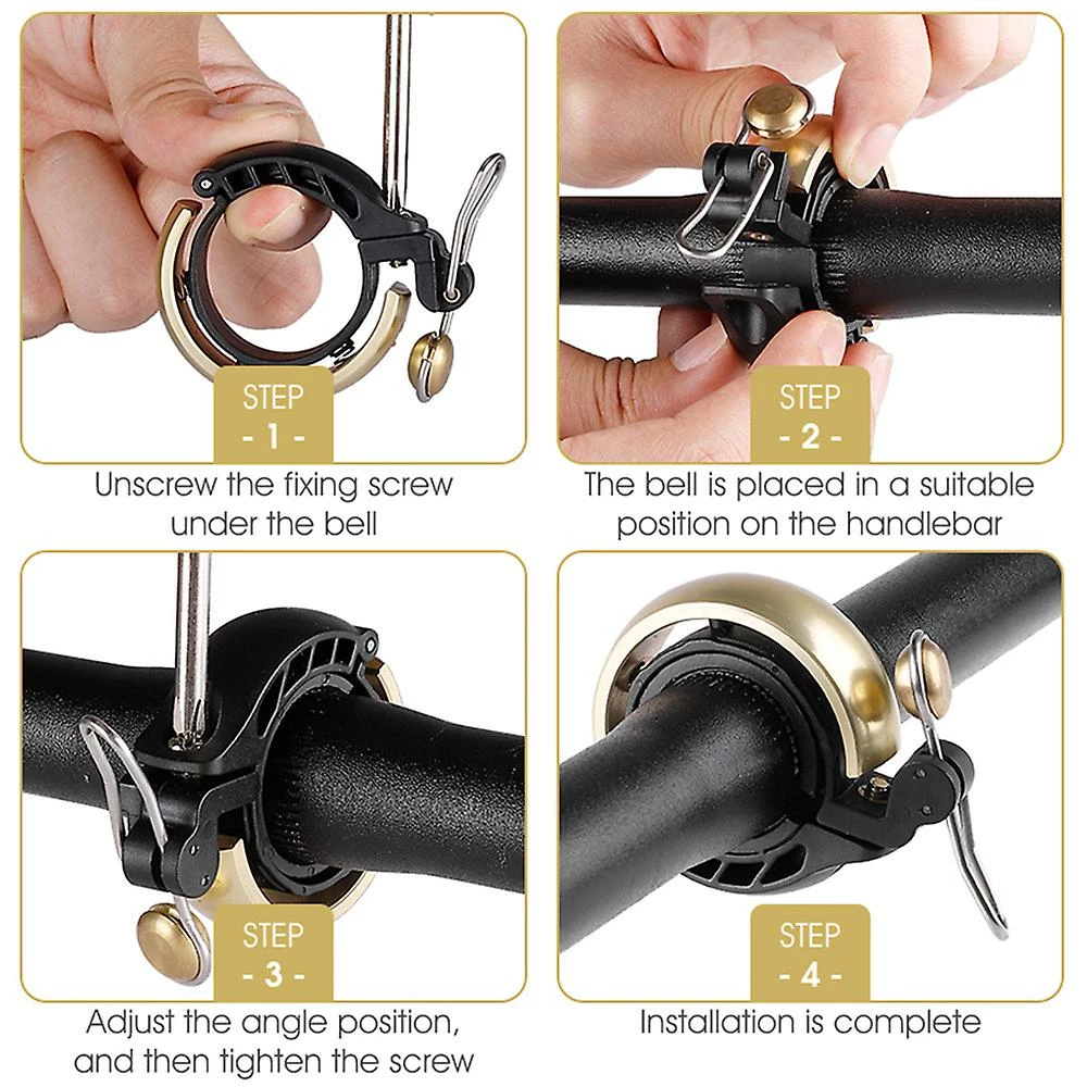 Unbranded Bicycle Bell Clear Loud Bell Ring Bike Handle Compatible Avec 22.2-31.8 Mm Pour Mtb Road Bike 2 Unbranded Bicycle Bell Clear Loud Bell Ring Bike Handle Compatible Avec 22.2-31.8 Mm Pour Mtb Road Bike – Image 2