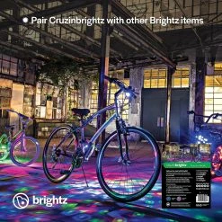 Unbranded Disco Party Led Bike Light, Tricolor - Motif De Couleur Rotatif Clignotant -Vélo fixie Soldes 588392950 max