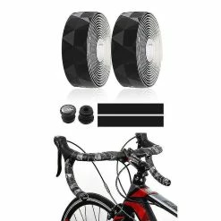 Unbranded 1paire De Guidon De Vélo Mtb Road Bike Handle Tape Anti-dérapant Ceinture Ruban Protection Cover Cyclisme -Vélo fixie Soldes 591444951 max