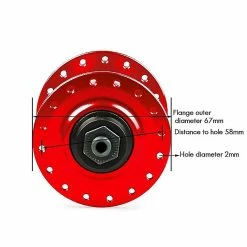 Unbranded Blooke Bicycle Hub 32hole Frein à Disque Dt100 Avant Arrière Bike Hub Bleu -Vélo fixie Soldes 591447935 max