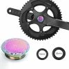 Unbrand Bike Crank Handle Dust Cap Bicycle Aluminium Alloy Crank Cover Pour Older Style Road Mountain Bmx Bikes