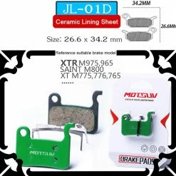 Unbranded Bike Ceramics Plaquette De Frein à Disque Plaquettes De Vélo Frein à Disque Plaquettes De Vélo De Taille Multiple -Vélo fixie Soldes 594460900 max