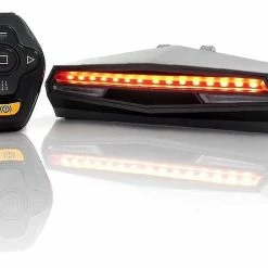 Unbranded Feu Arrière De Direction X5 Vélo Feu Arrière Avec Clignotant-télécommande Sans Fil étanche Vélo Tail Light-usb Rechargeable Mountain Bike Tail Li
