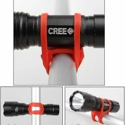 Unbranded Lampe De Poche Bike Mount Silicone Strap Rubber Tie Down Straps -Vélo fixie Soldes 611629294 max