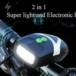 Unbranded Bicycle Light 2 En 1 Mountain Bike Light Phare Blanc Universel -Vélo fixie Soldes 613217579 max