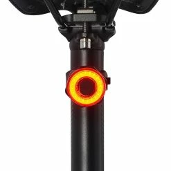 Unbranded Capteur Intelligent Frein Tail Light Bicycle Tail Light Usb Rechargeable Road Mountain Bike Night Ride Rechargeable Tail Light