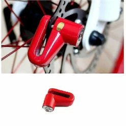 Unbranded Mountain Bike Anti Theft Lock Hard Steel Mountain Bike Moto Disc Brake Lock