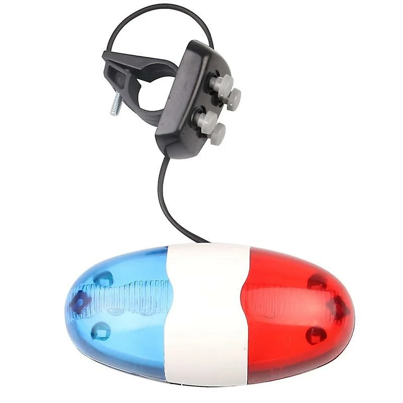 Muggyz Bicyclette Police Light + 4 Sirènes Sonores Fortes Trompette Cycling Horn Bell Accessoires De Vélo Bicycle Lights Cycling 6 Led Bike 2 Muggyz Bicyclette Police Light + 4 Sirènes Sonores Fortes Trompette Cycling Horn Bell Accessoires De Vélo Bicycle Lights Cycling 6 Led Bike – Image 2