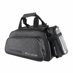 Unbranded West Biking 10l Grande Capacité Sac De Cyclisme Imperméable à L’eau Mountain Bike Saddle Rack Trunk Bags Sac De Transport De Bagages Bicycle Mimenor
