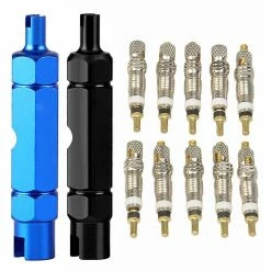 Unbranded 10 Pcs Bicycle Tire Valve Core Français Presta Tire Air Valve Core Removal Tool Alliage D’aluminium Mtb Road Bike Réparation De Pneus Pièces Mimenor -Vélo fixie Soldes 625920152 max