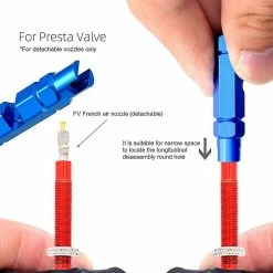 Unbranded 10 Pcs Bicycle Tire Valve Core Français Presta Tire Air Valve Core Removal Tool Alliage D’aluminium Mtb Road Bike Réparation De Pneus Pièces Mimenor -Vélo fixie Soldes 625920357 max