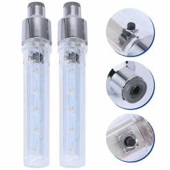 Toyvian Une Paire De Bike Tire Valve Stem Lamp Light Stem Flash Lights Imperméable à Led Wheel Lights Pour Bike Motorbicycle Bicycle Car -Vélo fixie Soldes 633639077 max