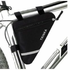 Nufasion Sport Bicycle Bike Range Bag Triangle Saddle Frame Pouch Pour Cyclingblack)
