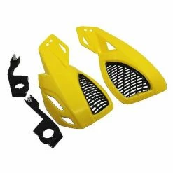 Nufasion Moto Hand Guard Baffle, Bike Handguards Protector Motocycle Hand Guardsyellow